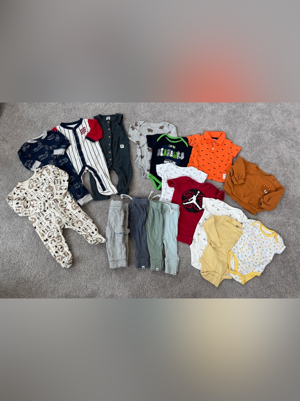 Baby boy clothing bundle size 6-9 and 9 months